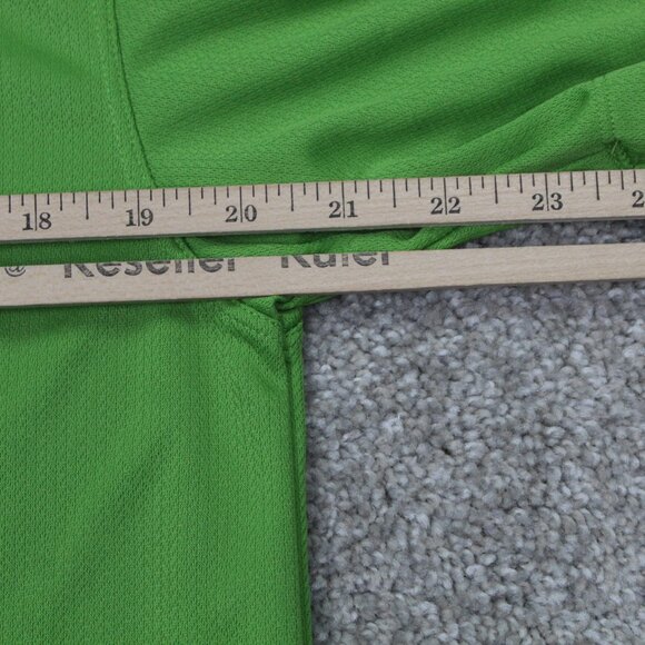 Nike Golf Polo Shirt Men Medium Green Dri-Fit Texture Polyester S/S Pullover - Picture 12 of 13